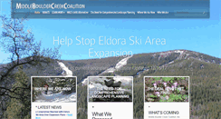 Desktop Screenshot of middlebouldercreekcoalition.org